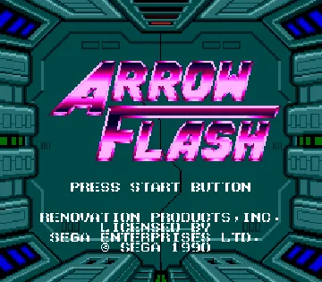 Arrow Flash (Japan, Europe) screen shot title